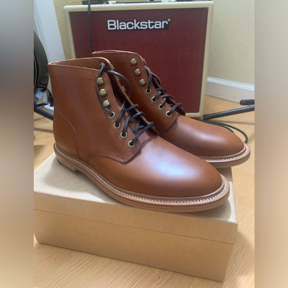 Grant Stone Diesel Boots in Saddle Tan size 9.5D NEW